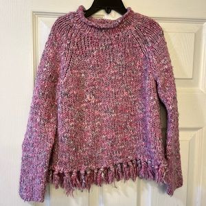 Talbots kids girls size 7 sweater shawl